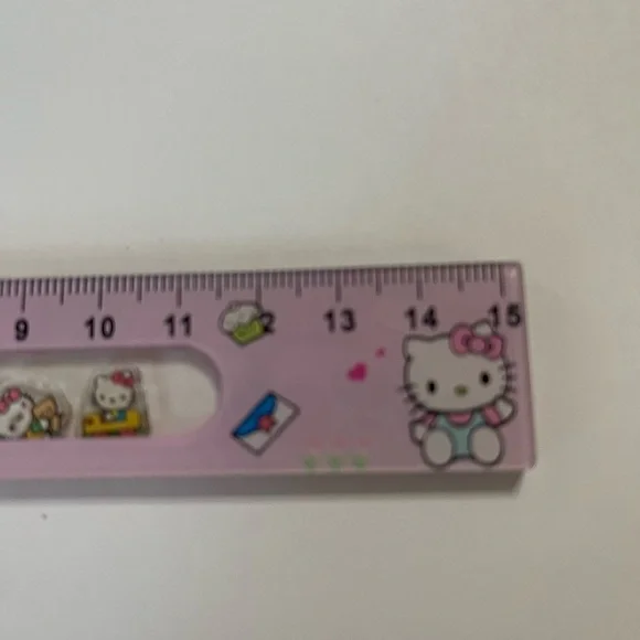 Hello Kitty 15cm Pink Ruler - Picture 6 of 8